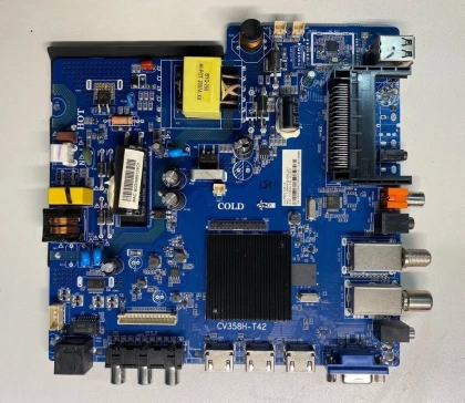 Материнская плата CV358H-T42, для телевизора HI 32HS111X без конденсатора