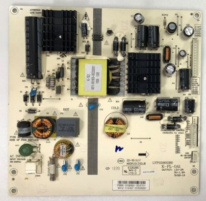 Блок питания LYP02800B0 K-PL-0A1 465R1013SDJB, для телевизора Fusion FLTV-32T24